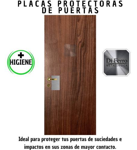 Placa Protectora Para Puerta. Mayor Higiene. Guardamanos (a)