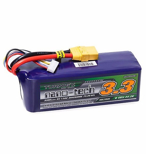 Bateria Lipo 3300 6s 65c Turnigy Heli  (3000/3300/5000)