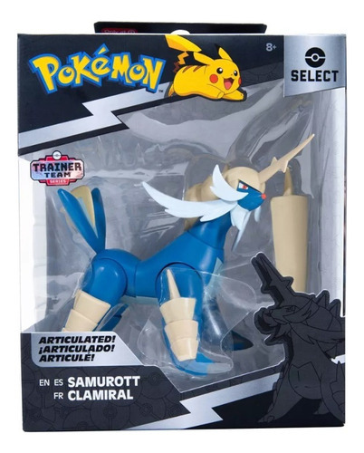 Pokemon Select Figura Samurott Super Articulado 15 Cm 2023