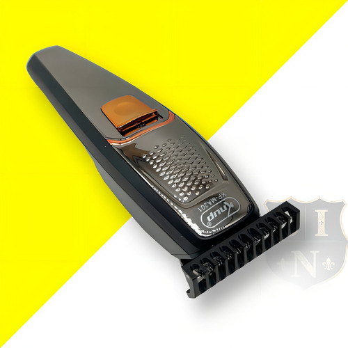 Máquina De Corte Cabelo Barbear Profissional Sem Fio Cor Preto 127/220V