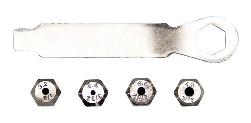 Remachadora Manual 10,5'' Pop 4 Boquillas + Llave Barovo