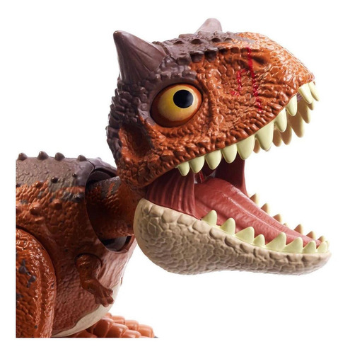 Jurassic World Dino Escape Carnotaurus Toro Mordida Sevagem