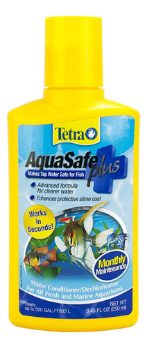 Tetra Aquasafe Plus, Tratamiento De Agua, Blanco