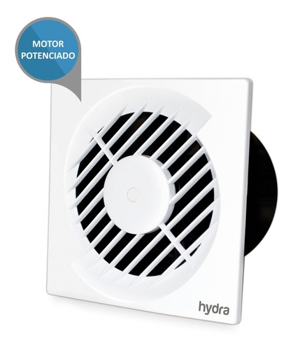 Imagen 4 de 10 de Extractor De Aire Baño Cocina 10 Cm Potenciado Hydra Vf1100b