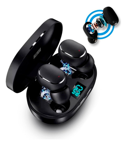 Fone De Ouvido Bluetooth Sem Fio Tws C/mic Ios E Android
