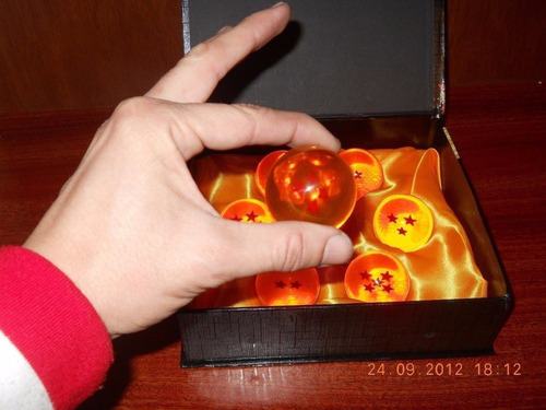 Imagen 4 de 6 de Esferas Del Dragon Juego X 7 Bandai Dragon Ball Z 3.5cm Nuev
