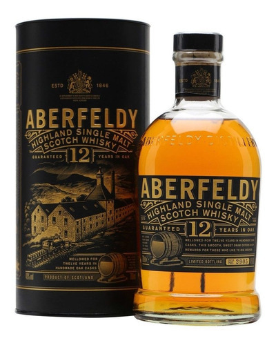 Whisky Aberfeldy 12 Años 1 Litro En Caja