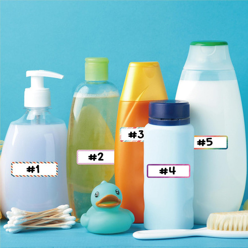 10pcs Nombre Pegatinas Etiquetas Índice Etiquetas De La