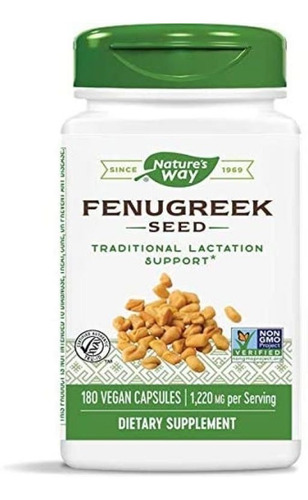 Fenogreco Semilla 1220 Mg 180 Vegan Capsulas