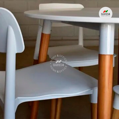Imagen 5 de 9 de Juego De Comedor Mesa 90 Cm + 4 Sillas Milán