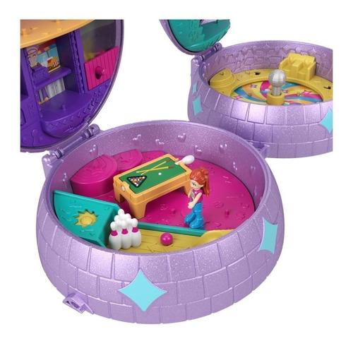 Set Y Bolsa Polly Pocket. Estuche De Patinaje Micro