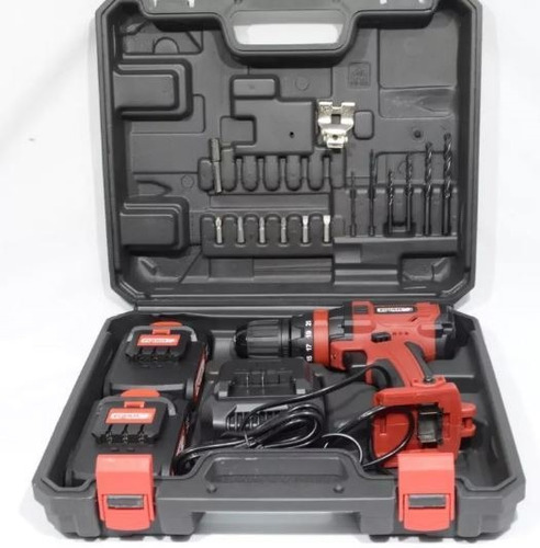 Taladro Atornillador Equus 20v Maletin 2 Bateria Litio