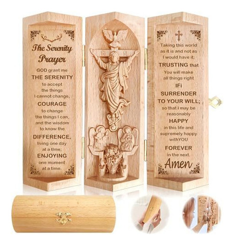 Regalo Cristiano De Oración De Serenidad, Estatua De Jesús,
