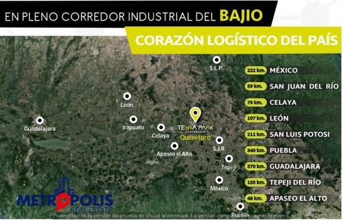 Imagen 6 de 7 de Terreno Industrial En Venta En Querétaro