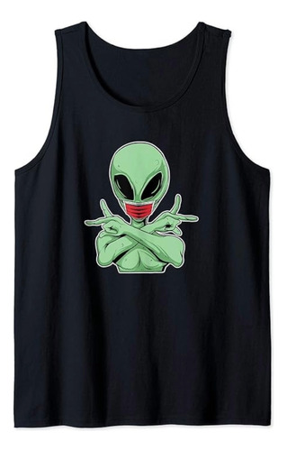 Suéter Franelilla Aliens Marciano Camiseta Sin Manga Algodón