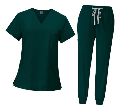Conjunto De Uniforme Médico Para Mujer, Traje De Trabajo De