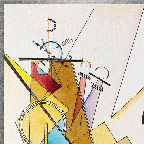 Cuadro Pañuelo De Papel - Wassily Kandinsky - Año 1923