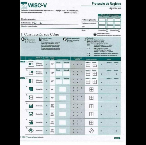 Material Wisc V Con Software Completo