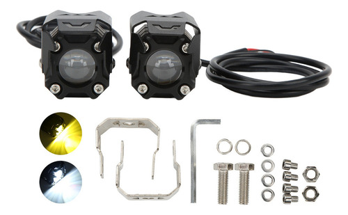 Focos Led Focos 60 W Luz Blanca Amarilla Ip67 2 Unidades