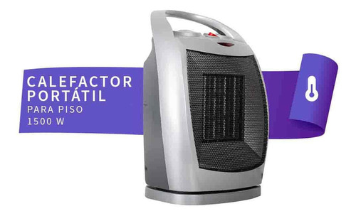 Calefactor De Ambiente Portátil, 1500 W Color Iusa