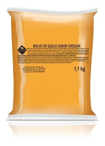 Molho Cheddar Junior Pouch 1,1kg