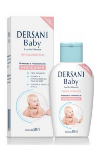 Dersani Baby Loção Oleosa Corporal Infantil 50ml C/ Nota