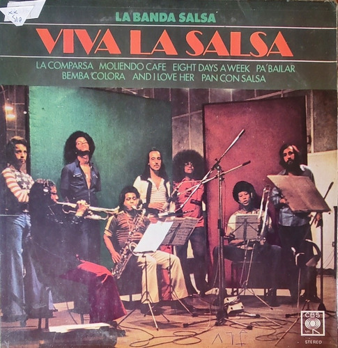 Vinilo Lp De La Banda Salsa  --viva La Salsa (xx510