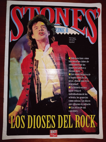 Revista Y Póster Rolling Stones Voodoo Lounge Año 95 