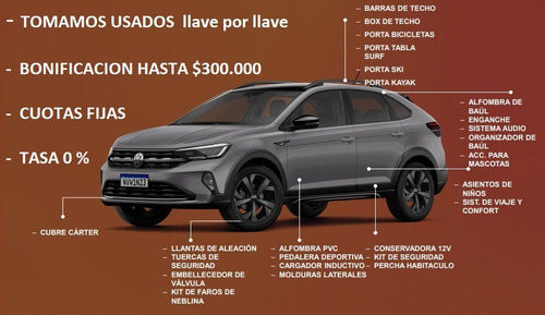 Volkswagen Nivus 1.0 Tsi Tiptronic Hero Bonificaciones !! R-