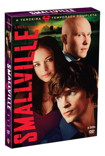 Smallville 3ª Temporada - Box Com 6 Dvds - Tom Welling