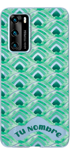 Funda Para Huawei Mujer Acuarela Con Tu Nombre