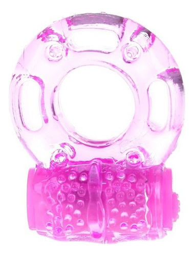 Anillo Vibrador Retardante Consolador Juguete Erotico Color Rosa