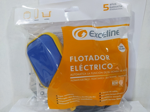 Flotador Electrico (flotante) Marca Exceline Modelo Gfe-mv3m