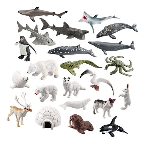22 Figuras De Animales Marinos, Modelos De Animales Estilo B