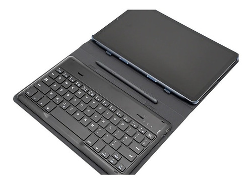 Imagem 2 de 6 de Capa Com Teclado Bluetooth Targus Galaxy Tab S6 Lite Preta