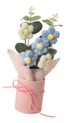 Ramo De Flores De Ganchillo, Lindas Flores Artificiales Para