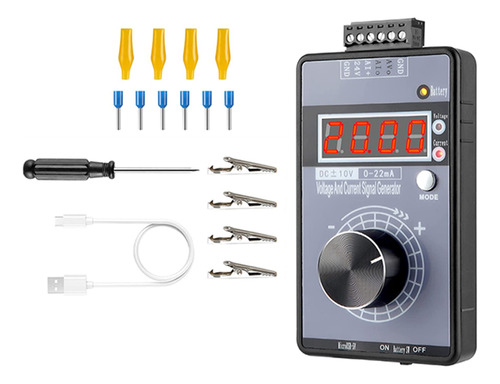 Generador De Señal 0/4-20ma 0-10v, Generador Analógico Con 4