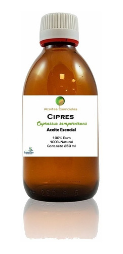 Aceite Esencial De Ciprés 100% Puro Y 100% Natural 250 Ml