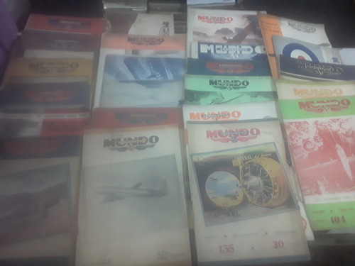 Revistas Antiguas De Aviacion - Mundo Aeronáutico Lote X 23 (Usado)