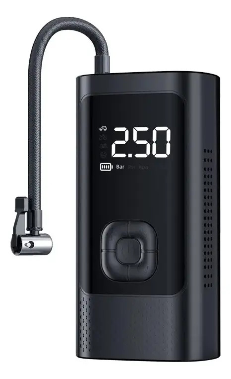 Inflador Compresor Portatil Recargable Usb Mini Bateria Led
