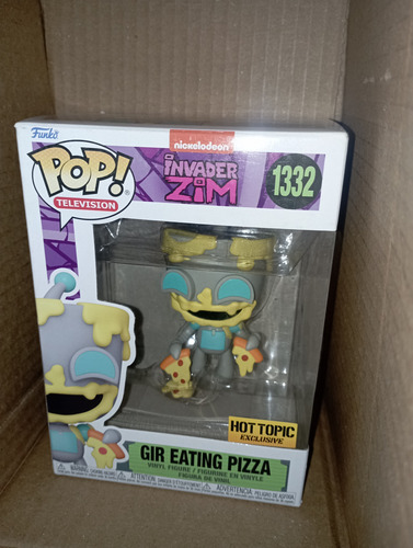 Funko Pop Gir Eating Pizza #1332 Invasor Zim Hot Topic (Usado)