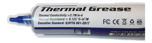 Grasa Disipadora Pasta Térmica D Embutición Jeringa 20g Gris