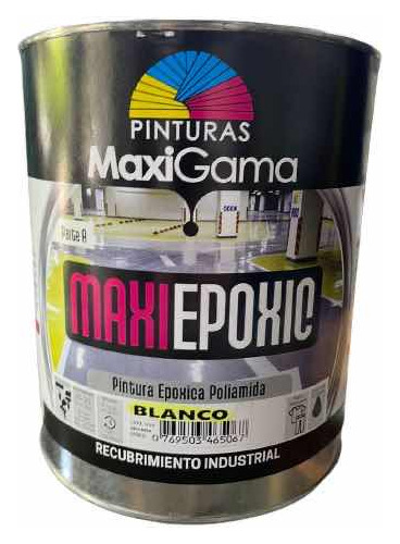 Pintura Epoxica Gris Maxi Gama Galón