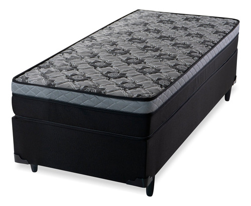 Cama Box Solteiro Com Colchão Mola Safira Spec