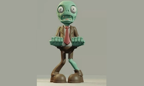 Plants Vs Zombies Soporte Joy Archivo Stl Para Impresion 3d