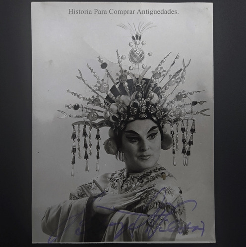 Foto Autografo Soprano Birgit Nilsson Turandot T. Colon