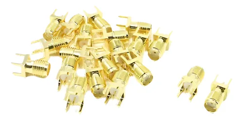 comprar 50 X Oro Sma Hembra Jack Pcb Placa Montaje Soldadura Recta R