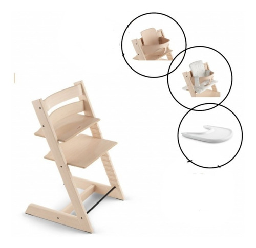 Paquete Stokke Tripp Trapp Babyset Cojin Tray - Natural 