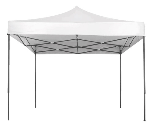 Carpa Toldo Lona 3x3 Plegable Reforzada Impermeable Blanco