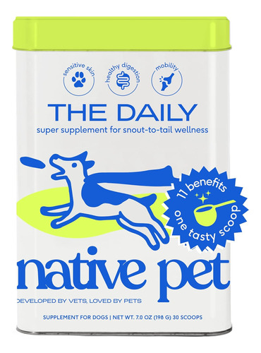 Pet The Daily Dog Supplement Â Multivitaminico 11 En 1 Para